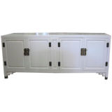 White Lacquer Console